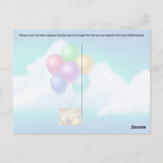 Air Mail Postcrossing Vintage - Briefkaart (Achterkant)