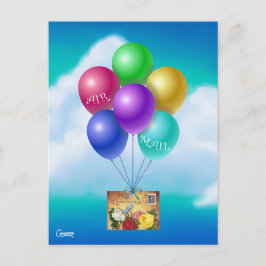 Air Mail Postcrossing Vintage - Briefkaart