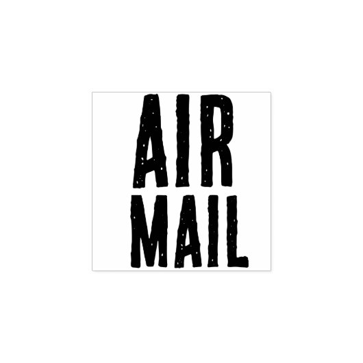AIR MAIL RUBBERSTEMPEL (Afrduk)