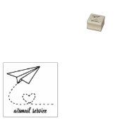 Air Mail Service Shipping Rubberstempel (Gestempeld)