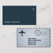 AIR MAIL-visitekaartje Visitekaartje (Voorkant / Achterkant)