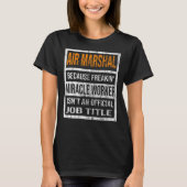 Air Marshal Omdat Miracle Worker Mannen Vrouwen 1 T-shirt (Voorkant)