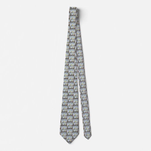 Air Plane Necktie Stropdas (Voorkant)
