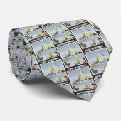 Air Plane Necktie Stropdas (Opgerold)