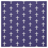 Air Planes Navy Blue White Stof (Swatch)