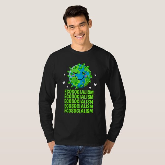 Air Pollution Is Not a Joke Ecology Trees Ecosyste T-shirt (Voorkant volledig)