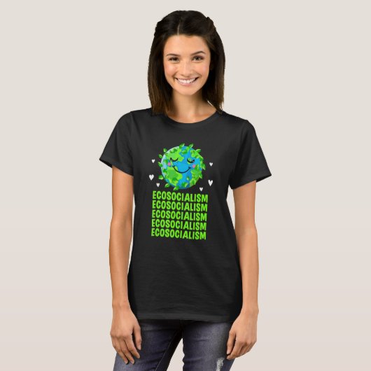 Air Pollution Is Not a Joke Ecology Trees Ecosyste T-shirt (Voorkant volledig)