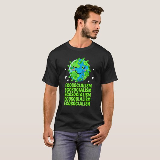 Air Pollution Is Not a Joke Ecology Trees Ecosyste T-shirt (Voorkant volledig)
