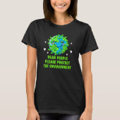 Air Pollution Isnt Cool So Dont Be Fools Positive  T-shirt (Voorkant)