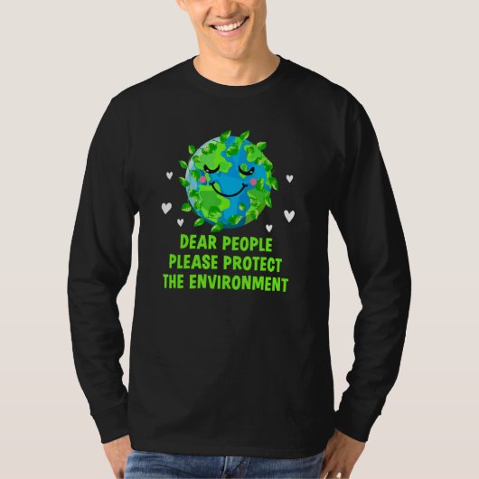 Air Pollution Isnt Cool So Dont Be Fools Positive  T-shirt (Voorkant)