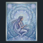 Air Priestess Perfect Poster<br><div class="desc">The Air Priestess embodies the essence of breath, wisdom, and divine communication. Surrounded by flowing currents, feathers, and sacred geometry, she holds a luminous orb of air — a symbol of clarity, inspiration, and higher consciousness. Her presence reflects the gentle yet powerful nature of the air element, guiding intuition, thought,...</div>