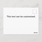 Air Race Airshow  Aviation Briefkaart (Achterkant)