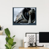 Air Racing op de luchthaven Reno Stead Poster (Thuiskantoor)