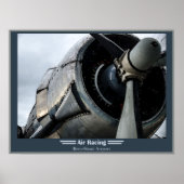 Air Racing op de luchthaven Reno Stead Poster (Voorkant)