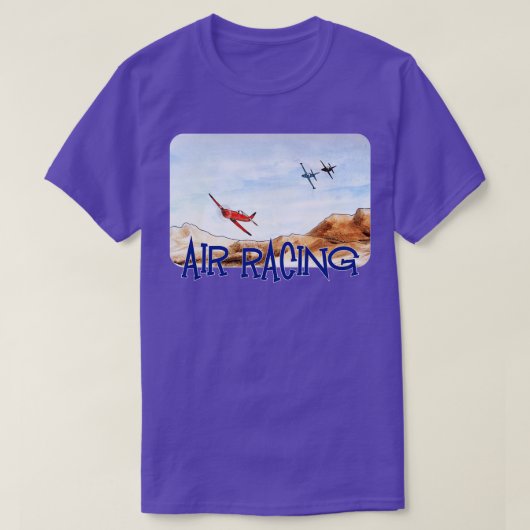 Air Racing Sky Racing Pilot Racing T-shirt (Design voorkant)