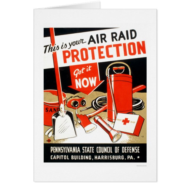 Air Raid Protection 1943 WPA (Voorkant)