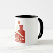 Air Santa Basketball mug Mok (Voorkant rechts)