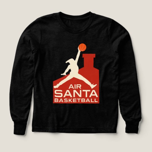 AIR SANTA – Funny Xmas Basketball Tshirt (Voorkant)
