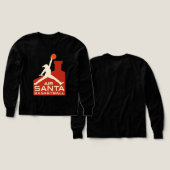 AIR SANTA – Funny Xmas Basketball Tshirt (Voorkant /achterkant)
