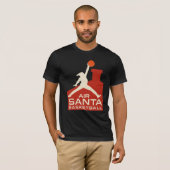 AIR SANTA – Funny Xmas Basketball Tshirt (Voorkant volledig)