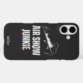 ‘AIR SHOW JUNKIE’ Typografie,VS,Cool Luchtvaart Case-Mate iPhone Case (Achterkant (horizontaal))