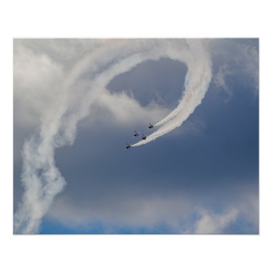 Air Show prestaties Perfect Poster (Voorkant)