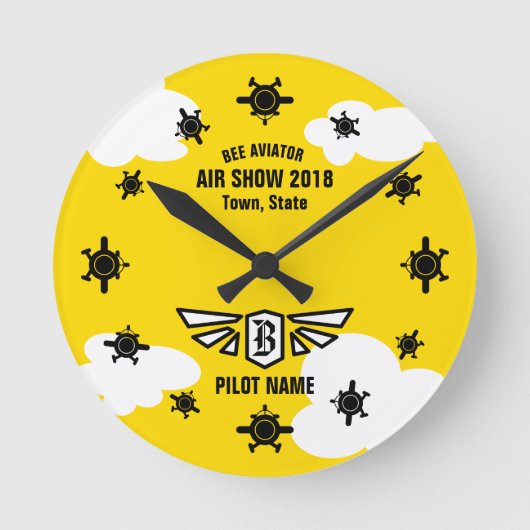 Air Show Souvenir Ronde Klok (Voorkant)
