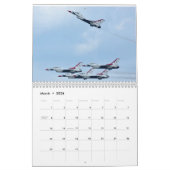 Air Show twee pagina's MediumCalendar, wit Kalender (Mar 2026)