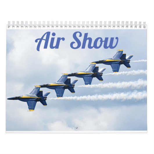 Air Show twee pagina's MediumCalendar, wit Kalender (Hoes)