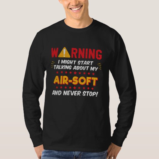Air Soft Paintball Combat Joke Graphic T-shirt (Voorkant)