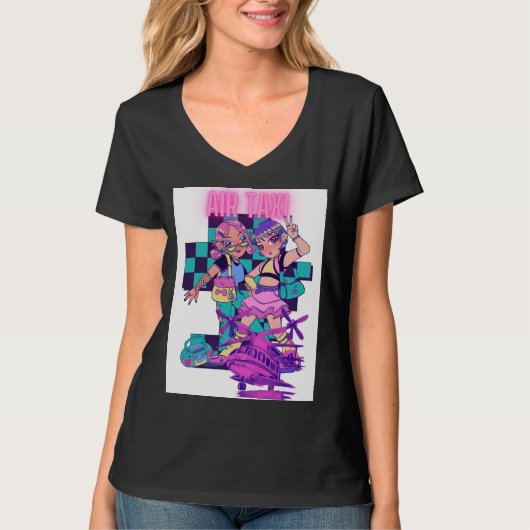 Air Taxi Vrouwen AAM UAM T-shirt (Voorkant)