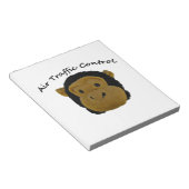 Air Traffic Control grappige geschenken. Notitieblok (Schuin)