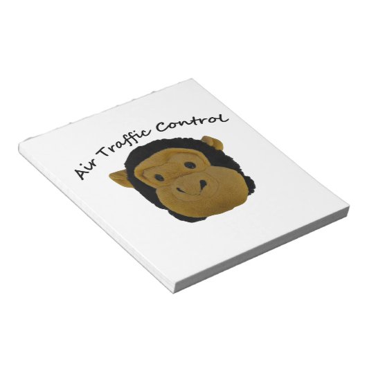 Air Traffic Control grappige geschenken. Notitieblok (Schuin)