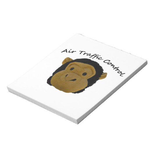 Air Traffic Control grappige geschenken. Notitieblok (Linkerzijde)