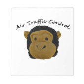 Air Traffic Control grappige geschenken. Notitieblok (Voorkant)