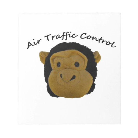 Air Traffic Control grappige geschenken. Notitieblok (Voorkant)