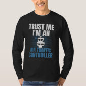 Air Traffic Controller Aviation Airplane Graphic T-shirt (Voorkant)