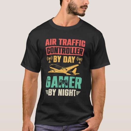 Air Traffic Controller Gaming Air Marshal Game T-shirt (Voorkant)