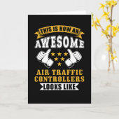 Air Traffic Controller Gift Kaart (Gele Bloem)