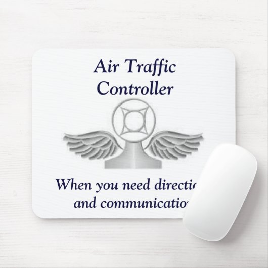 Air Traffic Controller Mousepad Muismat (Met muis)