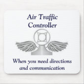 Air Traffic Controller Mousepad Muismat (Voorkant)