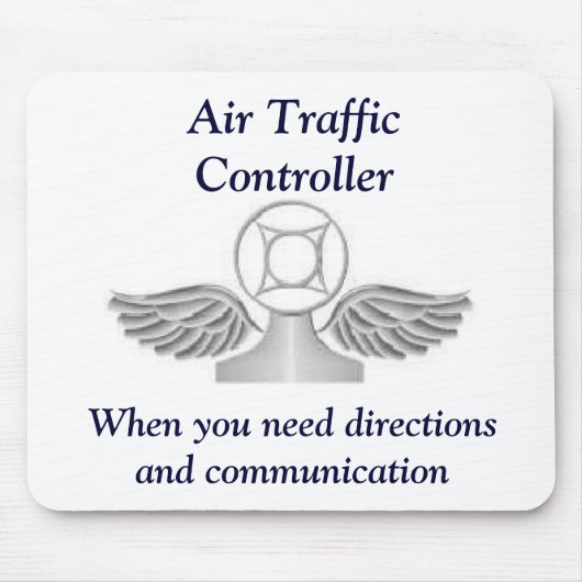 Air Traffic Controller Mousepad Muismat (Voorkant)