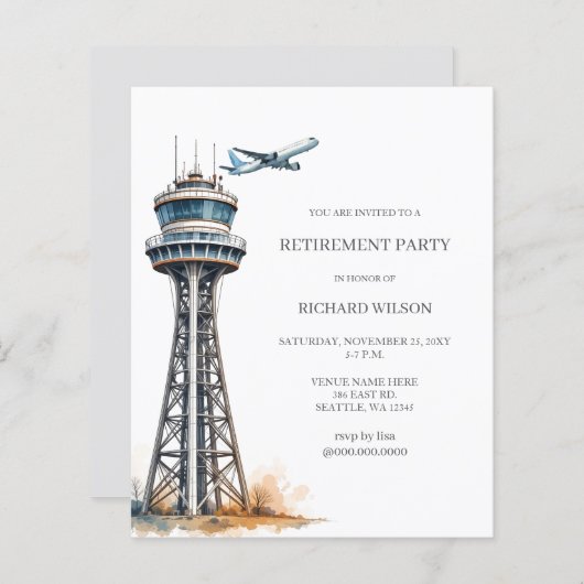 Air Traffic Controller Retirement Party  (Voorkant / Achterkant)