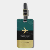 Air Travel Bags Identifier Classy Bagagelabel (Voorkant verticaal)