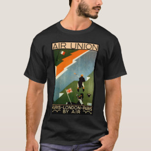 Air Union ~ Paris-London-Paris door Air Union T-shirt