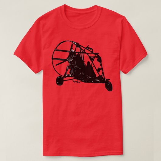 Air World 912 Powered Parachute  T-shirt (Design voorkant)