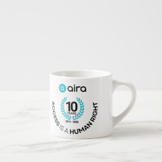 Aira 10e verjaardag / Jubileum Espresso Kop