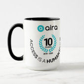 Aira 10e verjaardag / Jubileum Mok (Links)