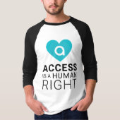 Aira Access is een mensenrecht T-shirt (Voorkant)