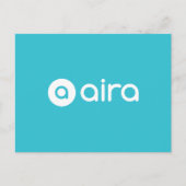Aira Logo Briefkaart (Voorkant)